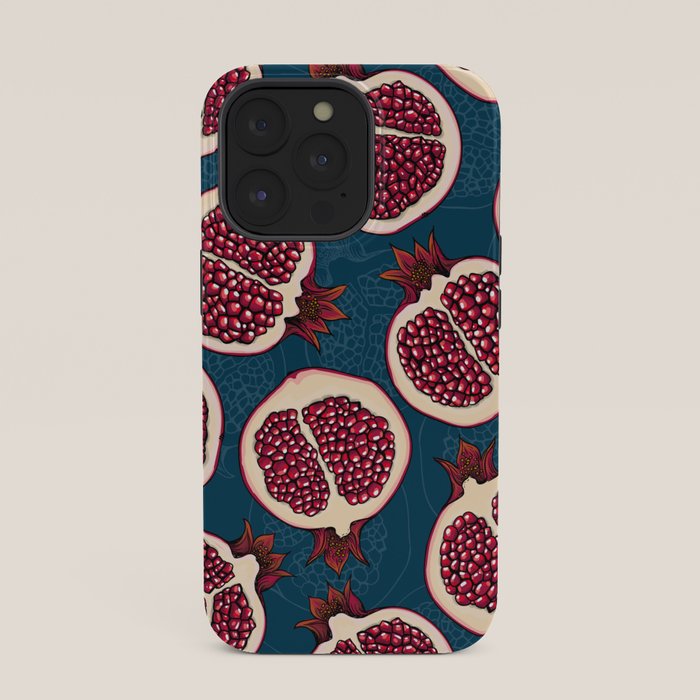Pomegranate slices  iPhone Case