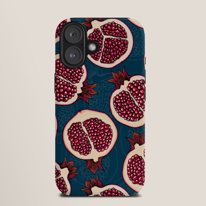 Pomegranate slices  iPhone Case