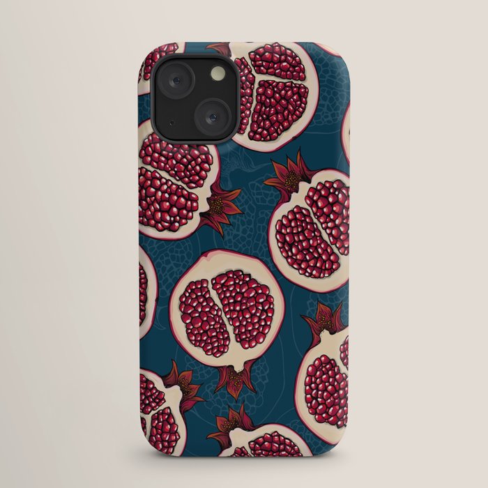 Pomegranate slices  iPhone Case