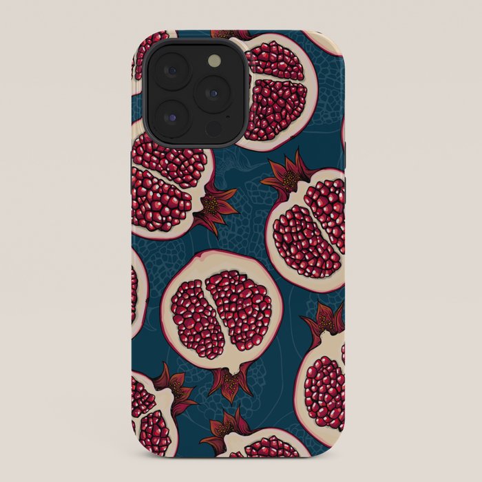 Pomegranate slices  iPhone Case