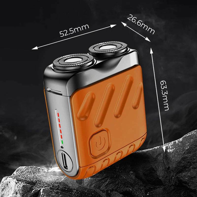 ⚡🪒 Men's Mini Electric Shaver – Portable, cordless & IPX7 waterproof. Perfect for travel, office & car!