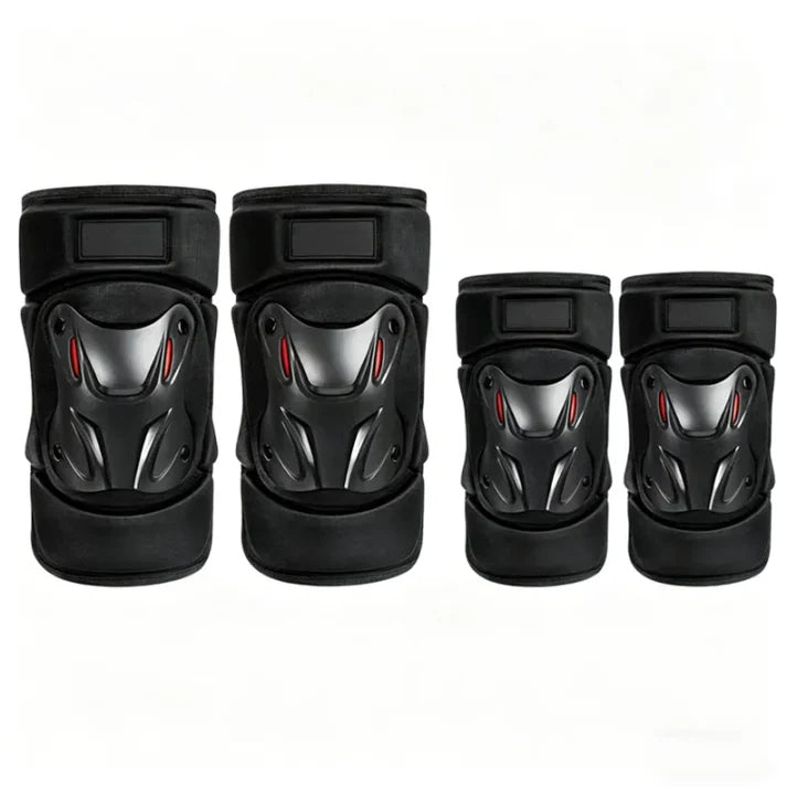 🏍️ NOW 50% OFF! 🛡️ Motorcycle knee and elbow pads – Shock-resistant, adjustable straps and breathable padding – essential for safety while riding a motorcycle, skating, or cycling 💪