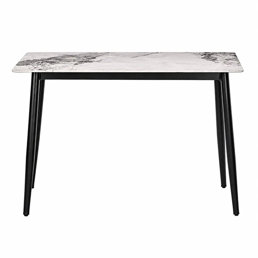 At Performance See all products Kitchen / Dining Room Table Set with 4 Chairs, Gray Sintered Stone Top and Velvet, 120x70 cm