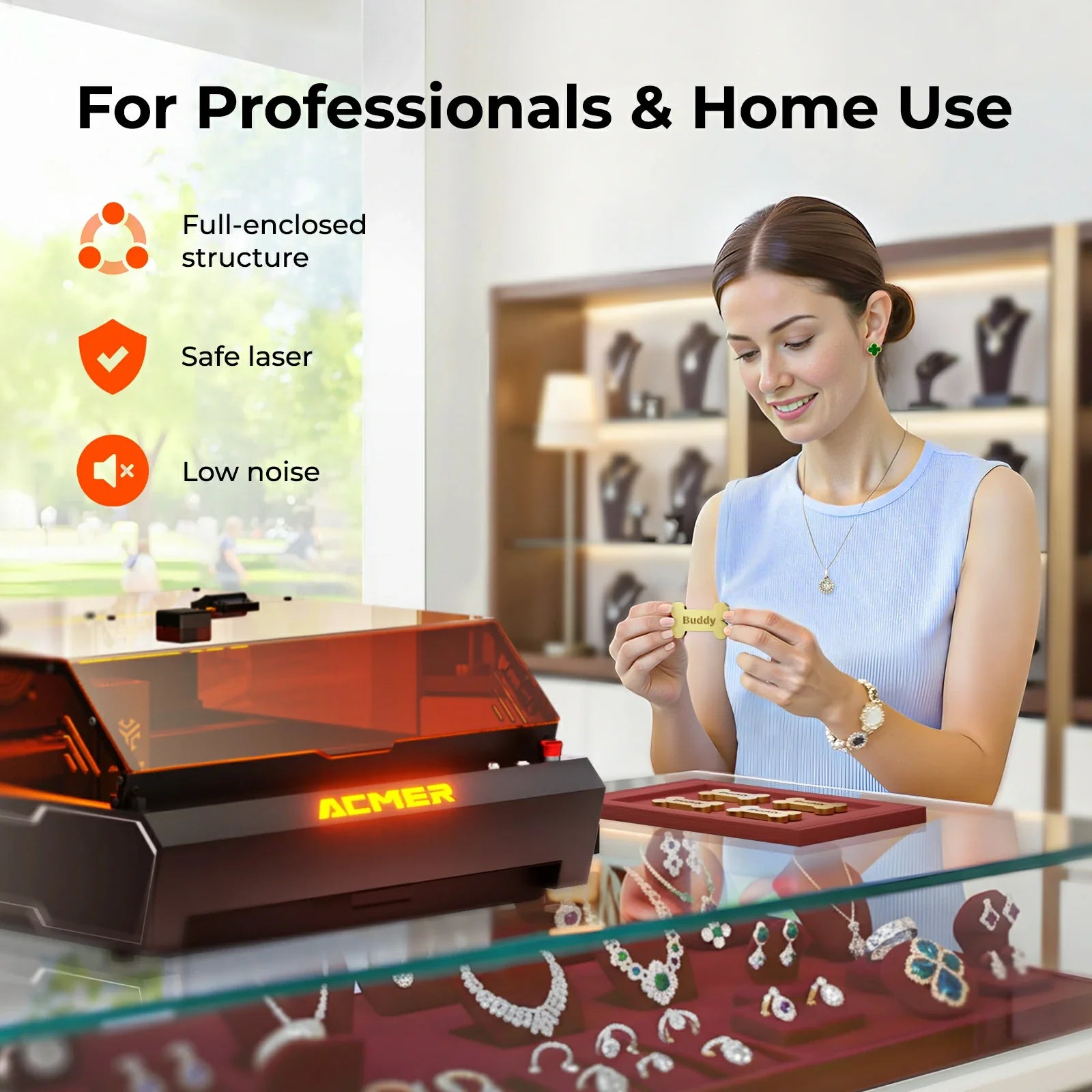ACMER P3 IR＆Diode Enclosed Dual Laser Engraver