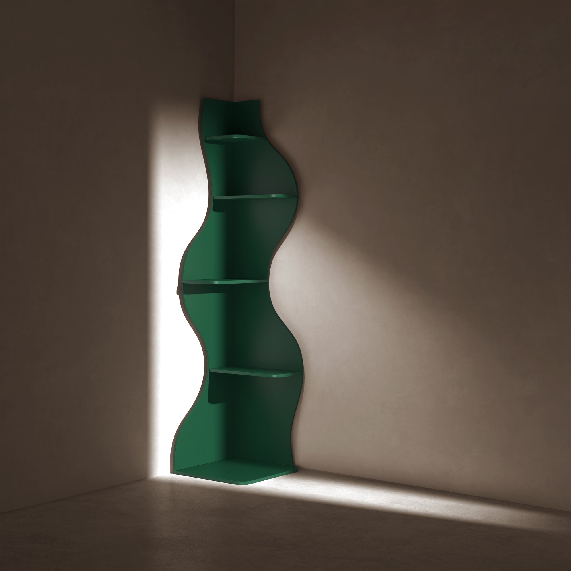 YOWOS Flamenco Wave Display Shelf 69.4″H