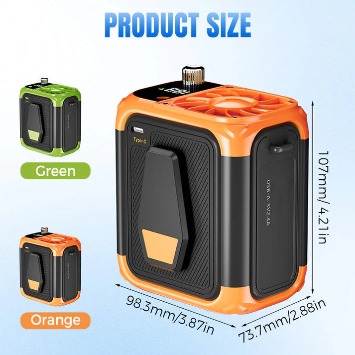 Multifunctional portable outdoor fan