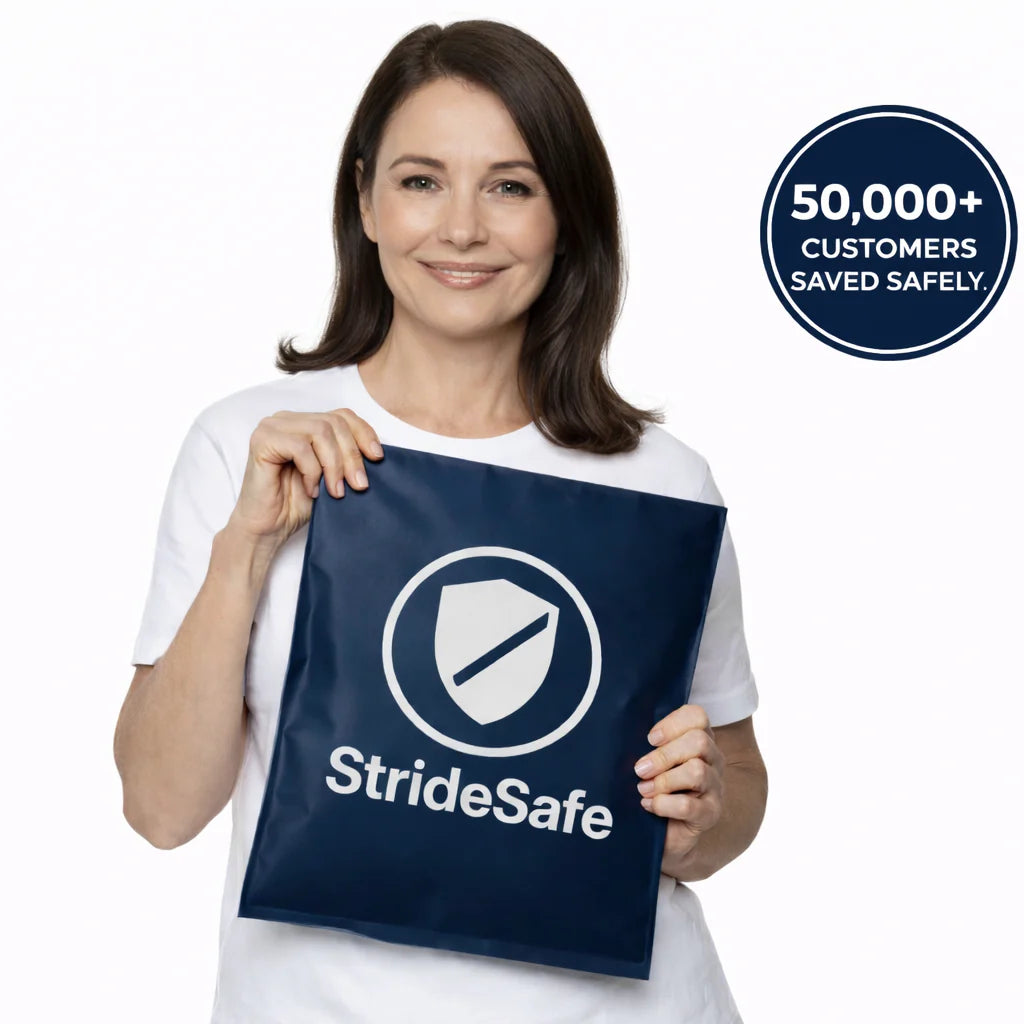 StrideSafe™ anti-theft shoulder bag