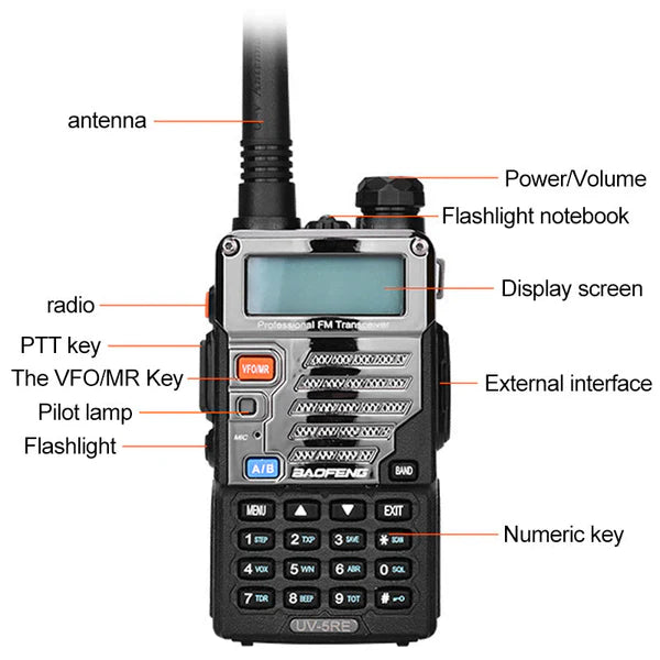 📻 Portable two-way radios with keypad – practical & easy to use 🔥 Free shipping