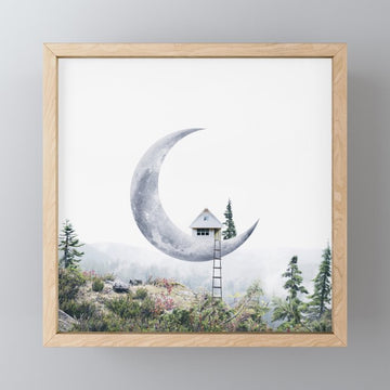 Moon House Mini Art Print
