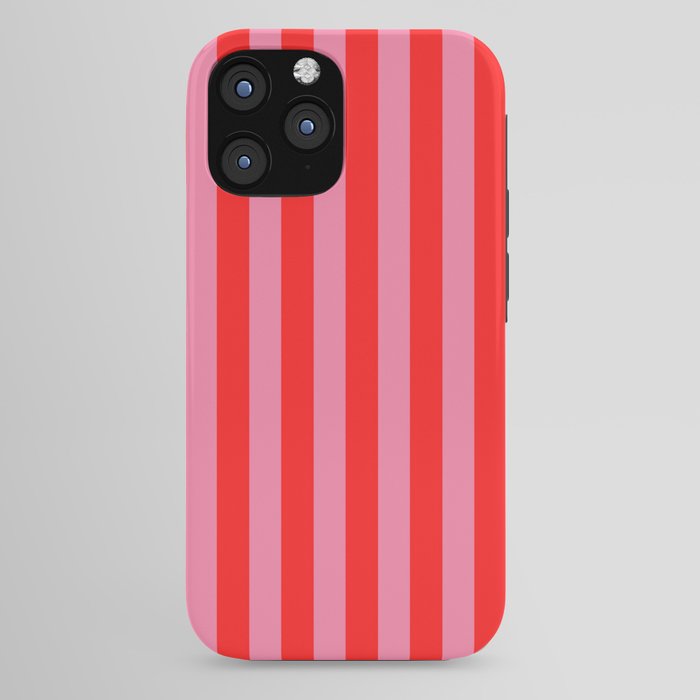 bougie pink red stripe iPhone Case