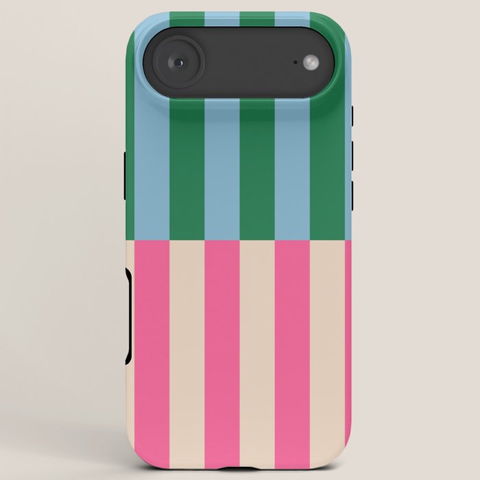 Modern Minimalist Abstract Stripes iPhone Case