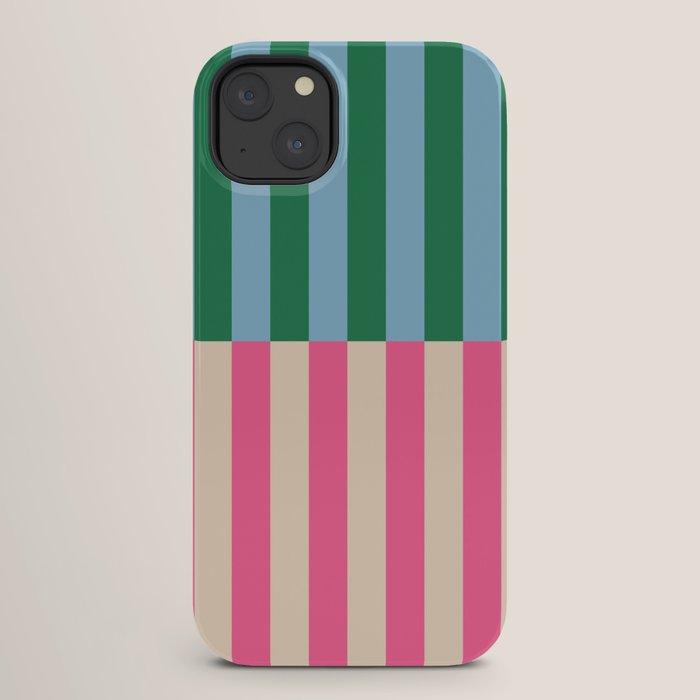 Modern Minimalist Abstract Stripes iPhone Case