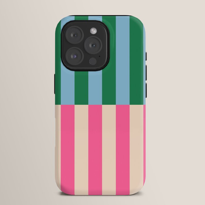 Modern Minimalist Abstract Stripes iPhone Case