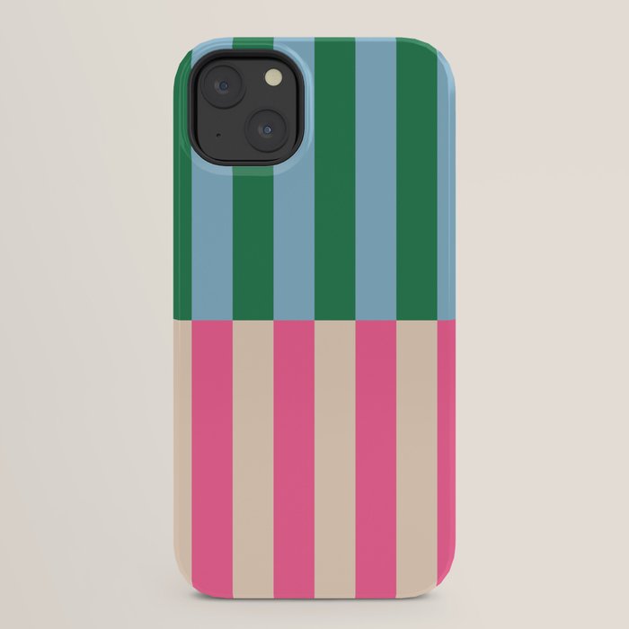 Modern Minimalist Abstract Stripes iPhone Case