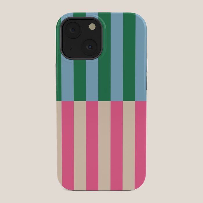 Modern Minimalist Abstract Stripes iPhone Case