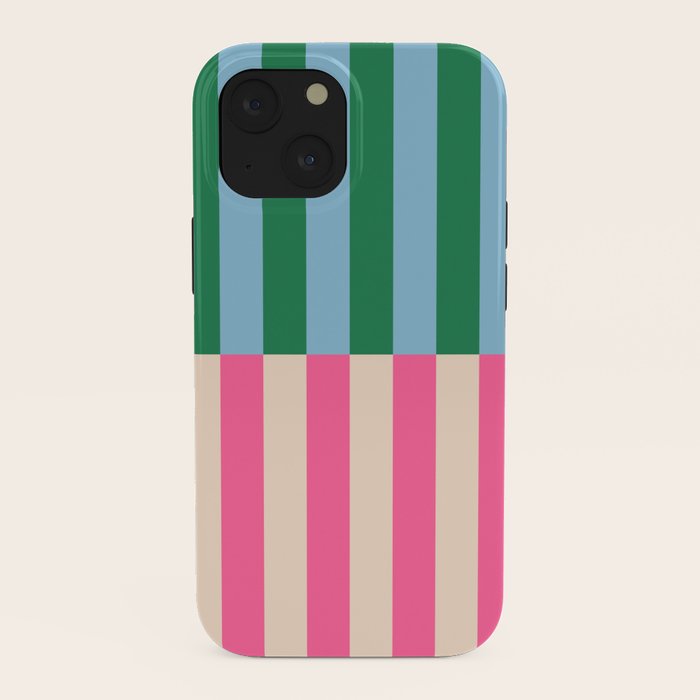 Modern Minimalist Abstract Stripes iPhone Case