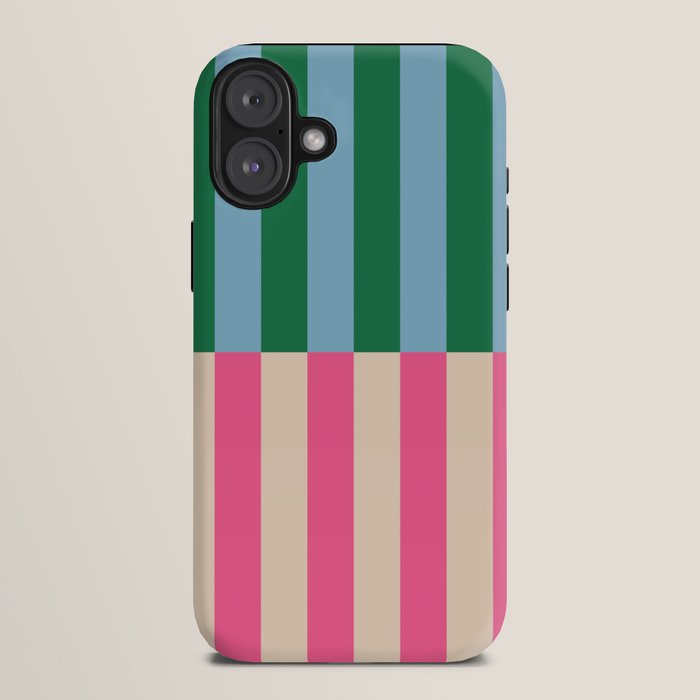 Modern Minimalist Abstract Stripes iPhone Case