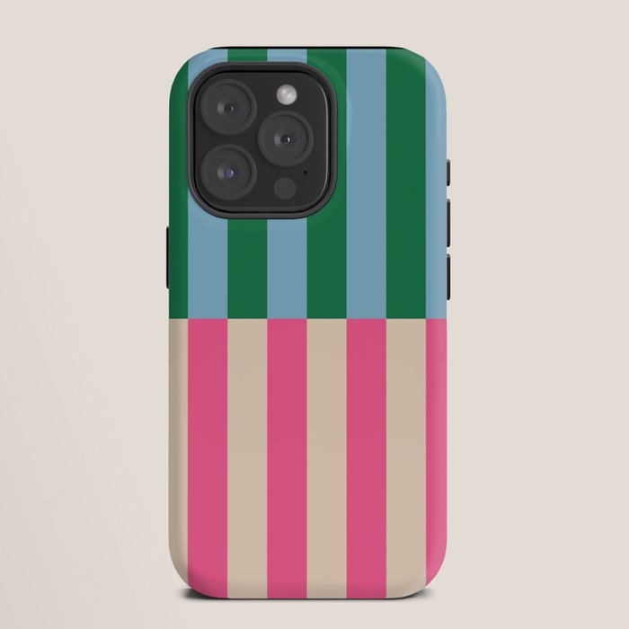 Modern Minimalist Abstract Stripes iPhone Case