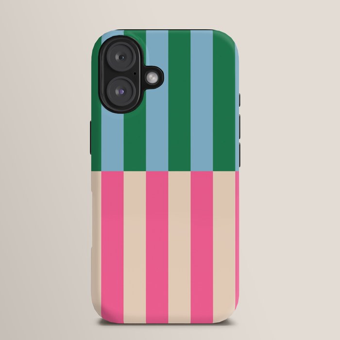 Modern Minimalist Abstract Stripes iPhone Case