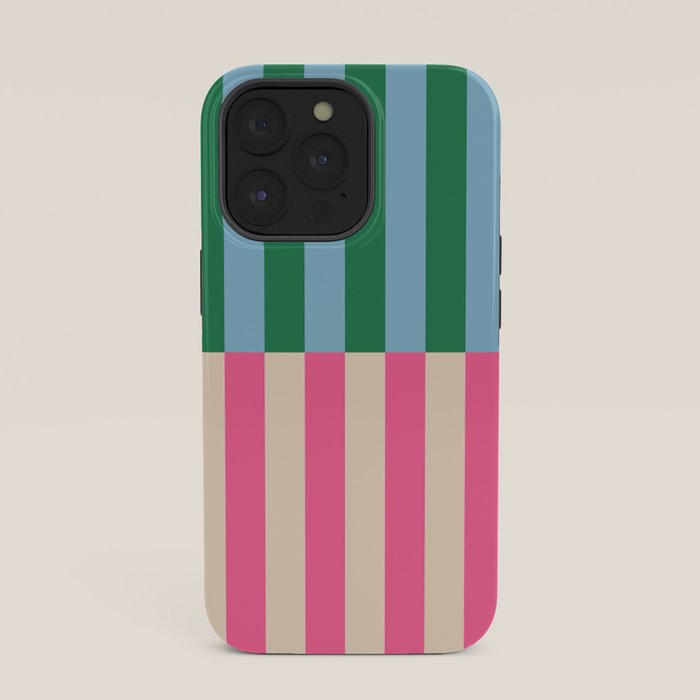 Modern Minimalist Abstract Stripes iPhone Case