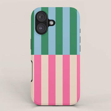 Modern Minimalist Abstract Stripes iPhone Case