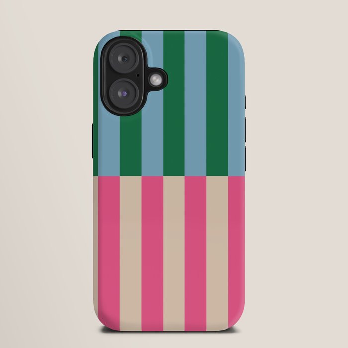 Modern Minimalist Abstract Stripes iPhone Case