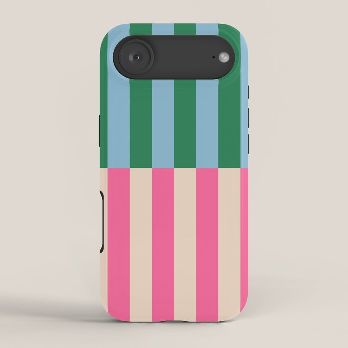 Modern Minimalist Abstract Stripes iPhone Case