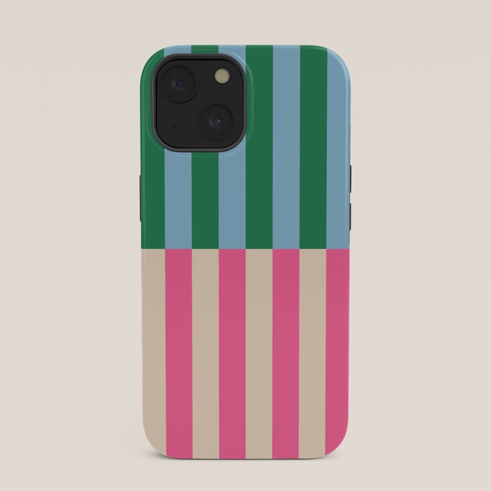 Modern Minimalist Abstract Stripes iPhone Case