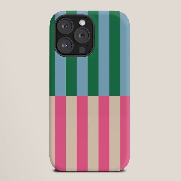 Modern Minimalist Abstract Stripes iPhone Case