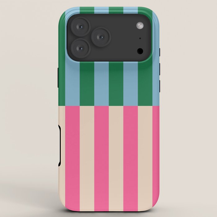 Modern Minimalist Abstract Stripes iPhone Case