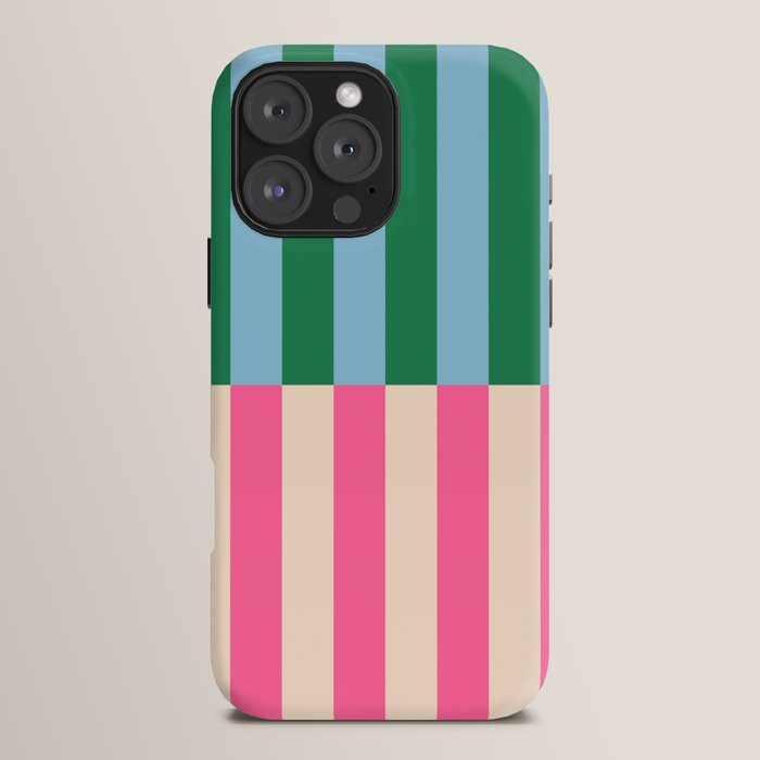 Modern Minimalist Abstract Stripes iPhone Case