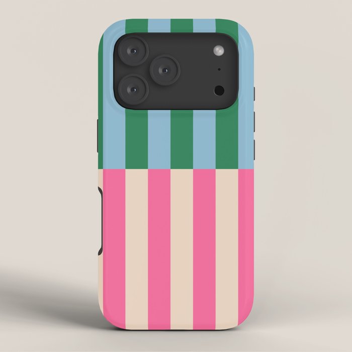 Modern Minimalist Abstract Stripes iPhone Case