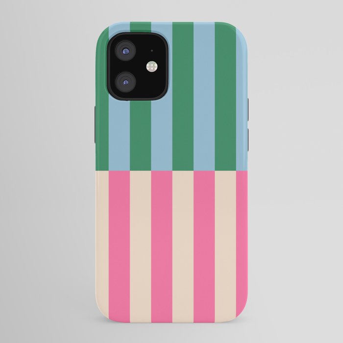 Modern Minimalist Abstract Stripes iPhone Case