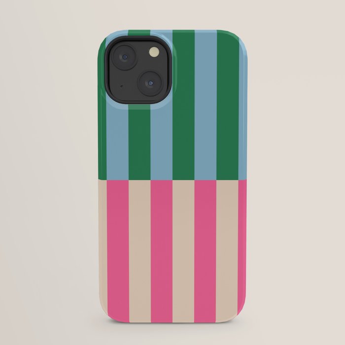 Modern Minimalist Abstract Stripes iPhone Case