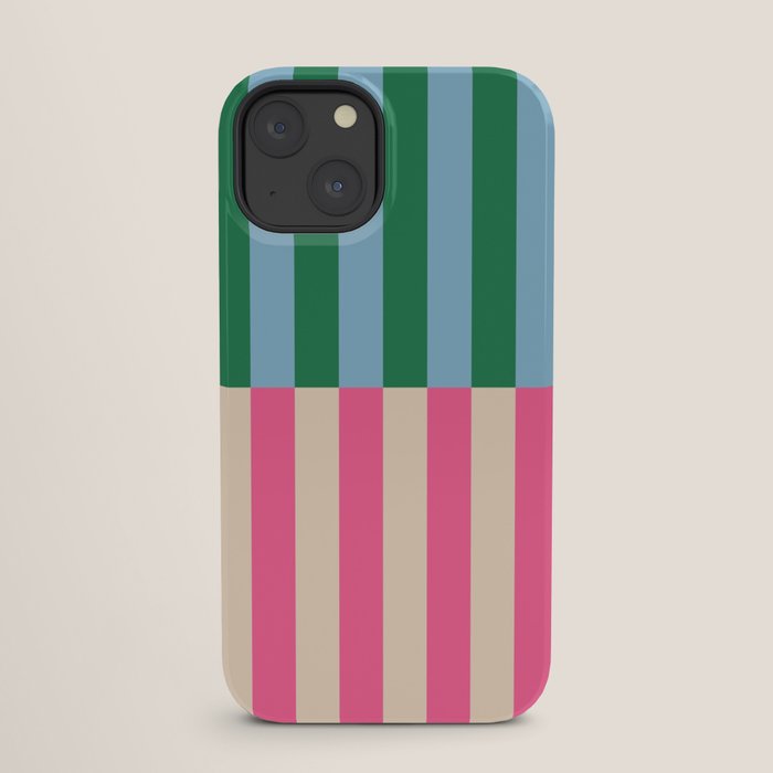 Modern Minimalist Abstract Stripes iPhone Case