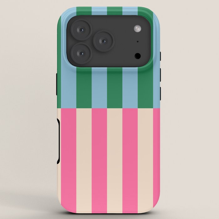 Modern Minimalist Abstract Stripes iPhone Case