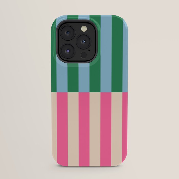 Modern Minimalist Abstract Stripes iPhone Case