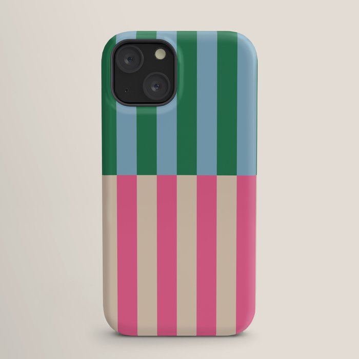 Modern Minimalist Abstract Stripes iPhone Case