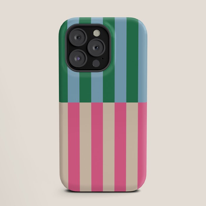 Modern Minimalist Abstract Stripes iPhone Case
