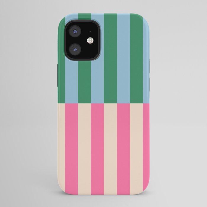 Modern Minimalist Abstract Stripes iPhone Case