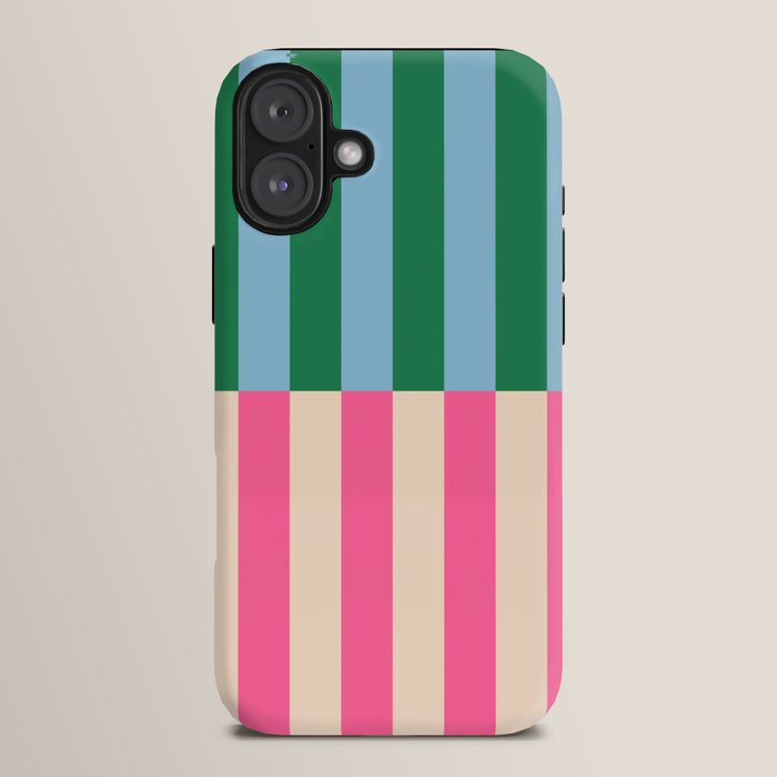 Modern Minimalist Abstract Stripes iPhone Case