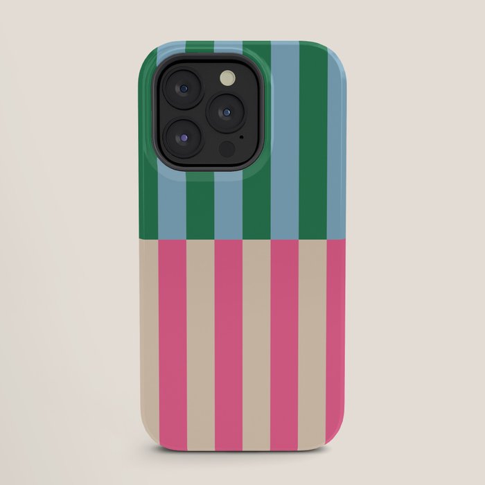 Modern Minimalist Abstract Stripes iPhone Case