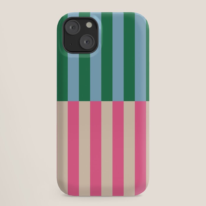 Modern Minimalist Abstract Stripes iPhone Case