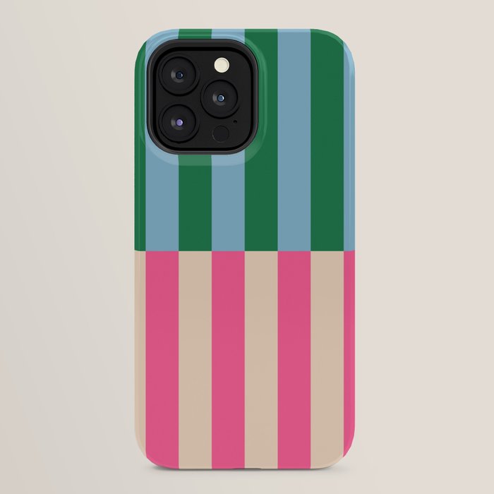 Modern Minimalist Abstract Stripes iPhone Case