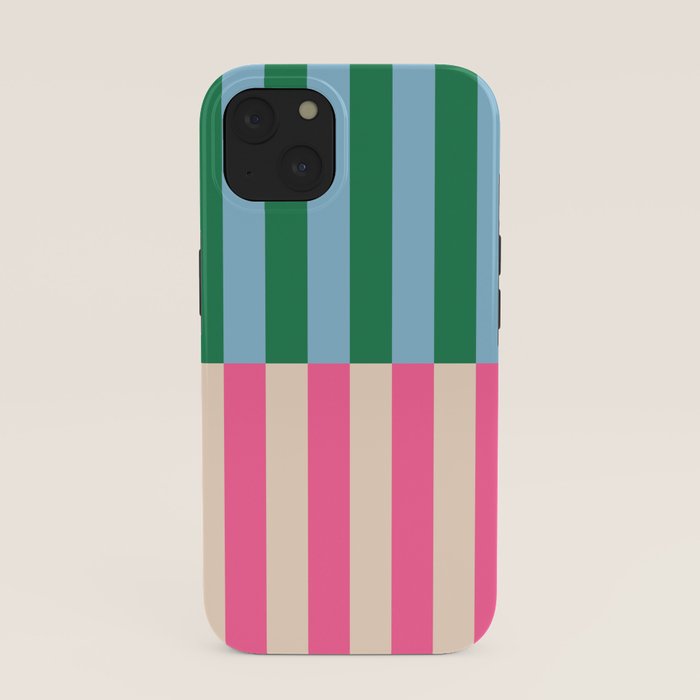 Modern Minimalist Abstract Stripes iPhone Case