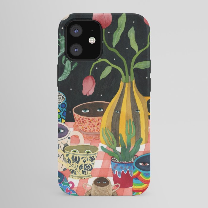 Suspicious mugs 2 iPhone Case