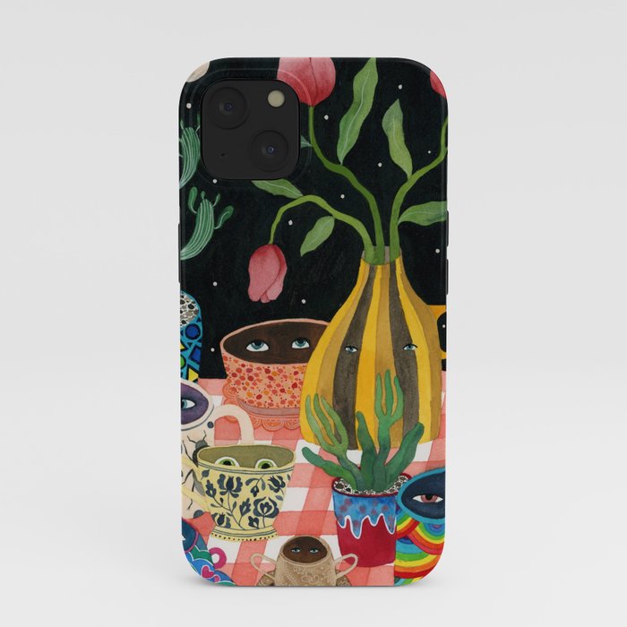 Suspicious mugs 2 iPhone Case