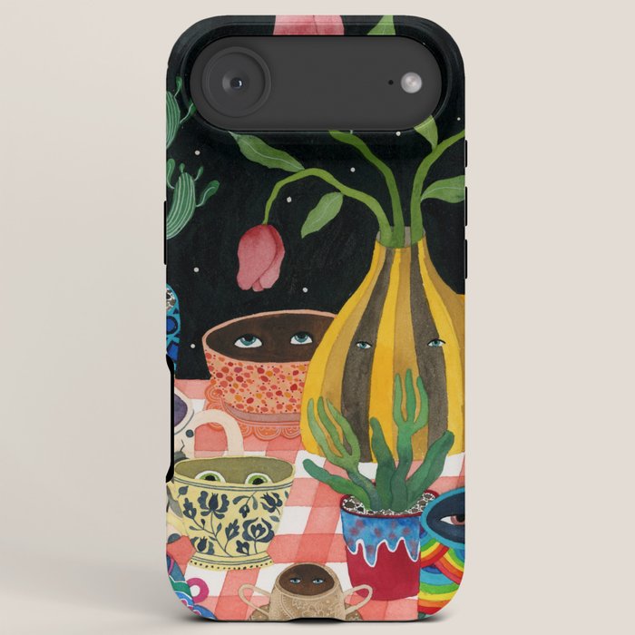 Suspicious mugs 2 iPhone Case