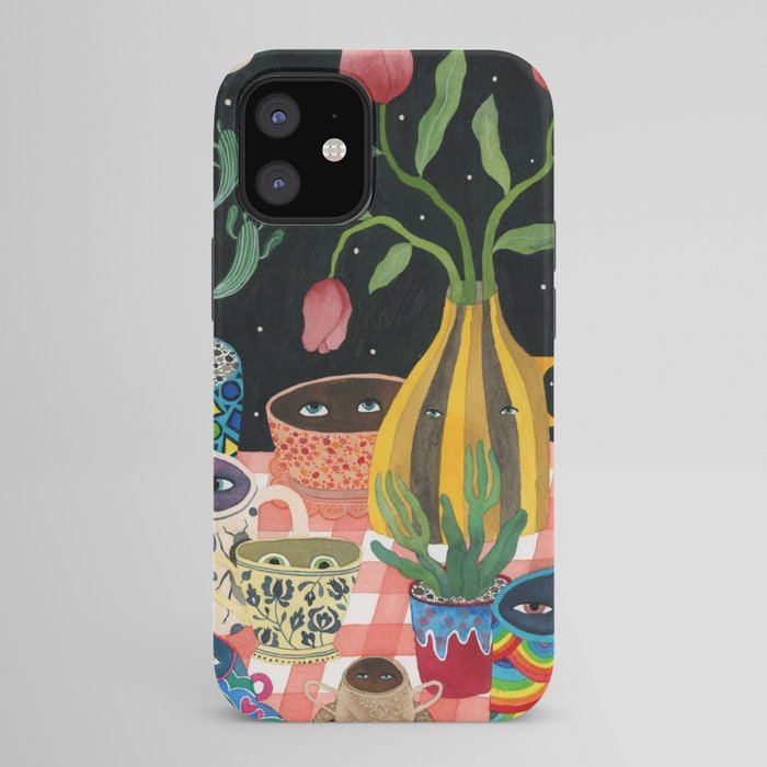 Suspicious mugs 2 iPhone Case