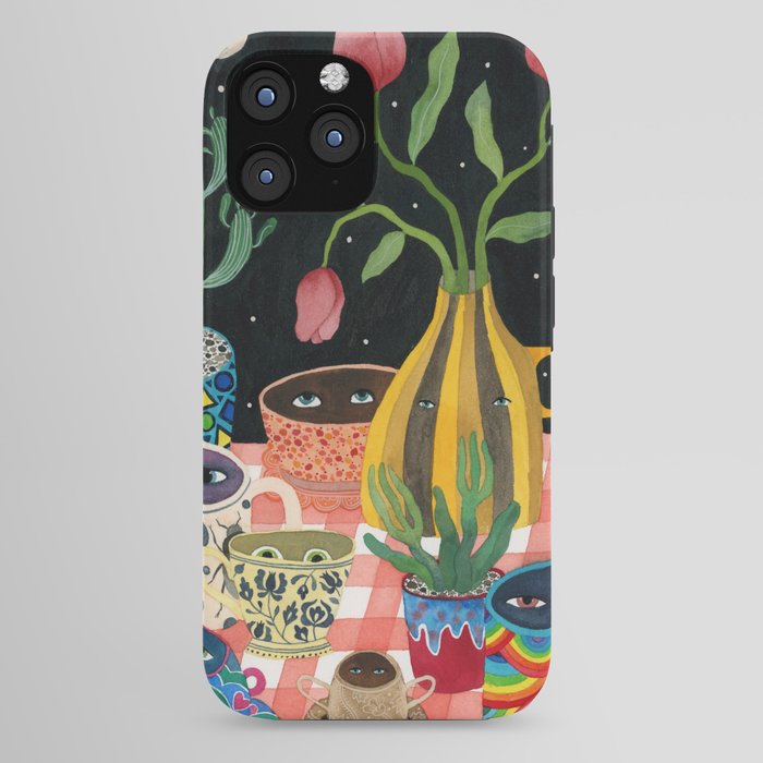 Suspicious mugs 2 iPhone Case